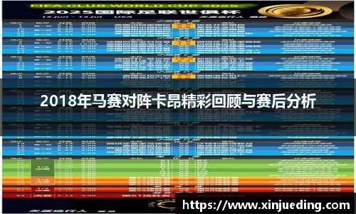 2018年马赛对阵卡昂精彩回顾与赛后分析